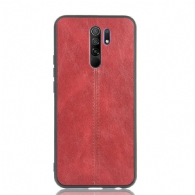 Kuori Xiaomi Redmi 9 Couture-nahkaefekti