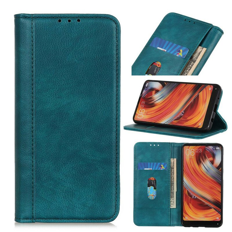 Puhelinkuoret Xiaomi Redmi 9 Kotelot Flip Litchi Split Leather -versio