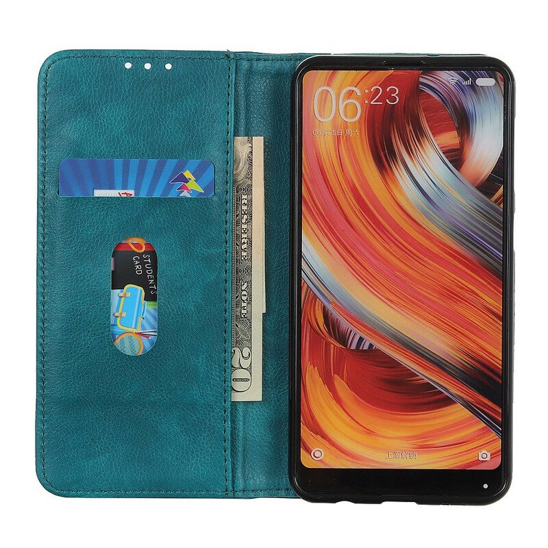 Puhelinkuoret Xiaomi Redmi 9 Kotelot Flip Litchi Split Leather -versio