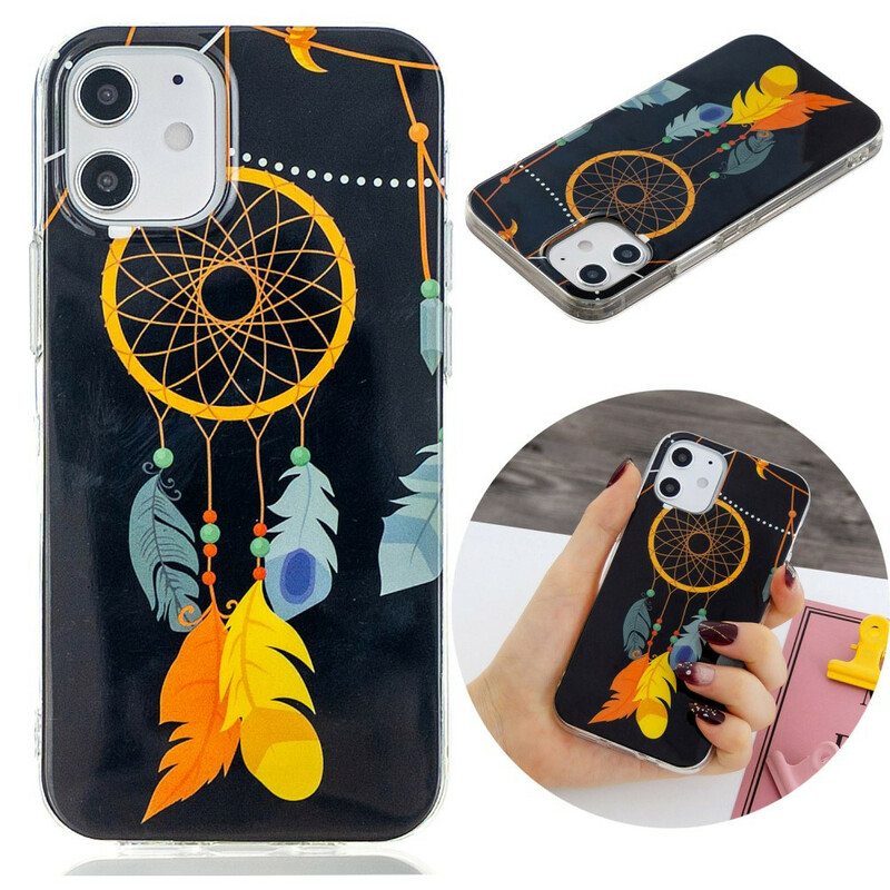 Kuori iPhone 12 Mini Ainutlaatuinen Fluoresoiva Dream Catcher