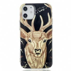 Kuori iPhone 12 Mini Fluoresoiva Majestic Deer