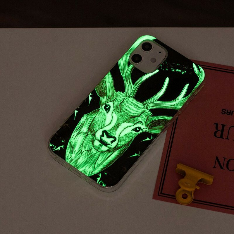 Kuori iPhone 12 Mini Fluoresoiva Majestic Deer