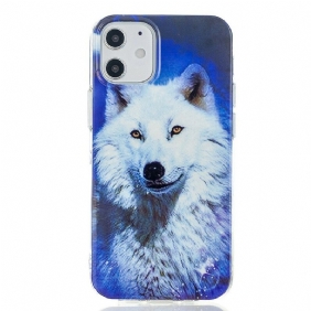 Kuori iPhone 12 Mini Fluoresoiva Wolf-sarja