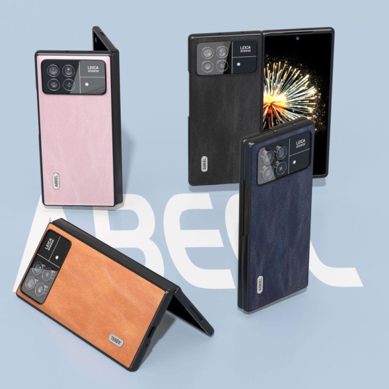 Kuori Xiaomi Mix Fold 3 Abeel-nahkaefekti Suojakuori