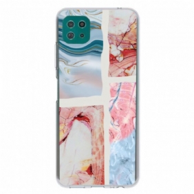 Case Samsung Galaxy A22 5G Decline Geometric Marble