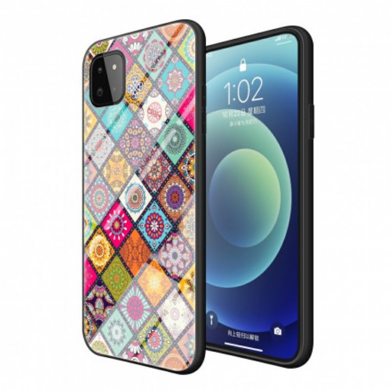 Case Samsung Galaxy A22 5G Patchwork Magneettipidike