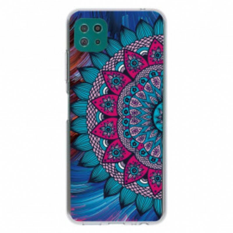 Case Samsung Galaxy A22 5G Värikäs Mandala