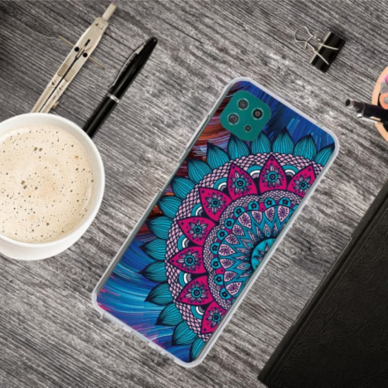 Case Samsung Galaxy A22 5G Värikäs Mandala