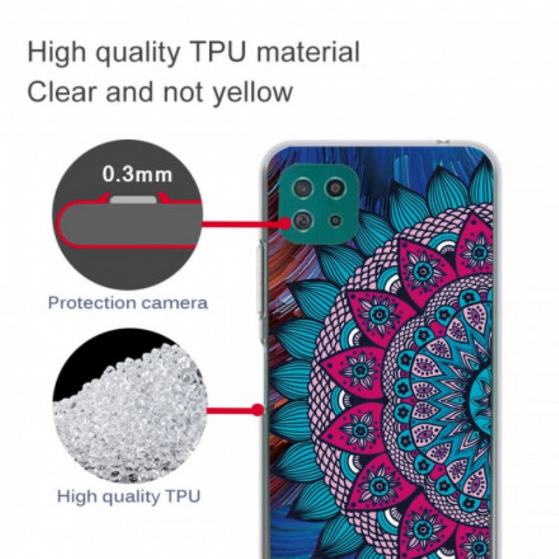 Case Samsung Galaxy A22 5G Värikäs Mandala