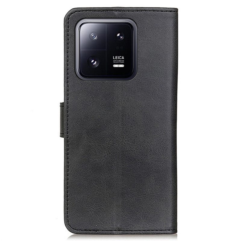 Flip Case Xiaomi 13 Matta Keinonahka