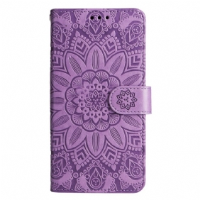 Kotelot Xiaomi 13 Mandala-aurinko Kaulanauhalla