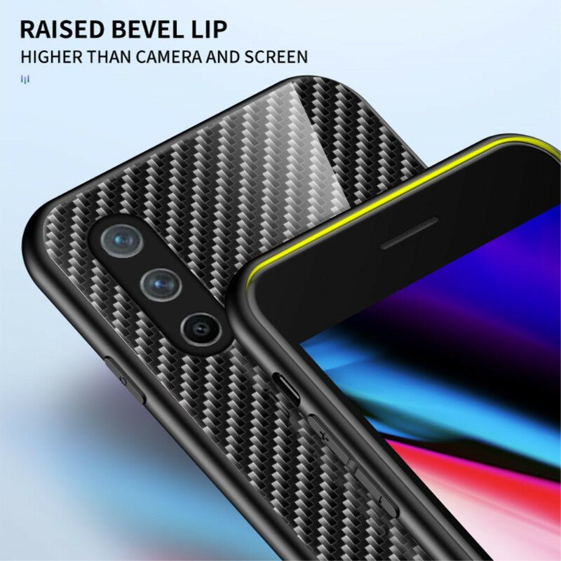 Case OnePlus Nord CE 5G Karkaistua Hiilikuitulasia