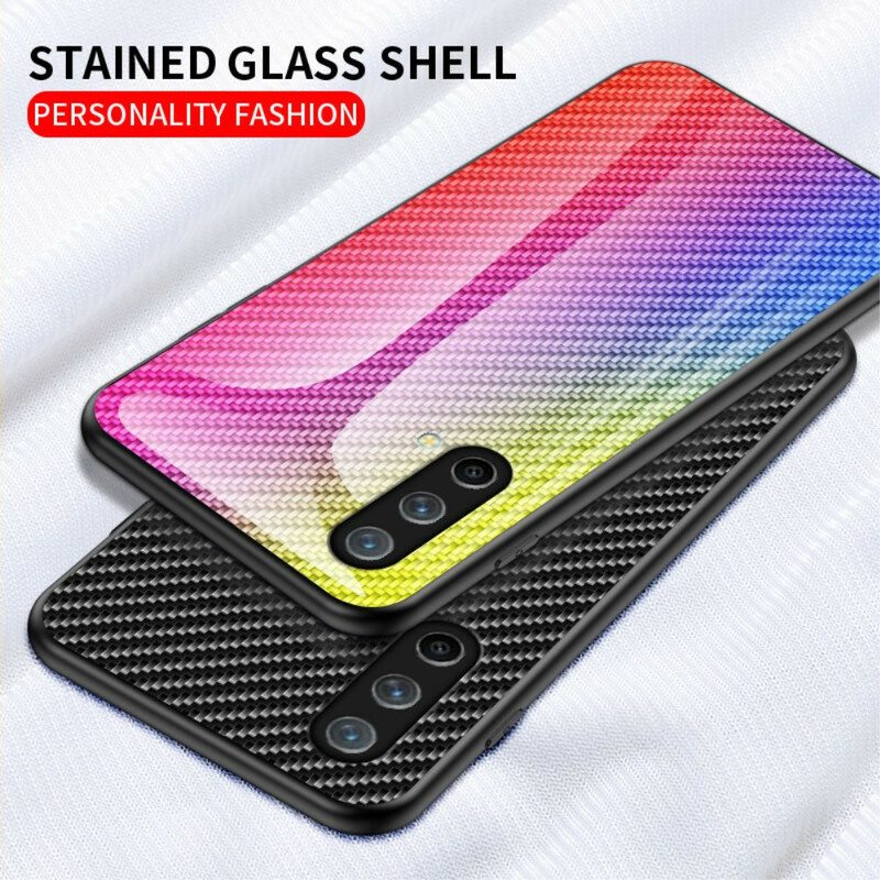 Case OnePlus Nord CE 5G Karkaistua Hiilikuitulasia