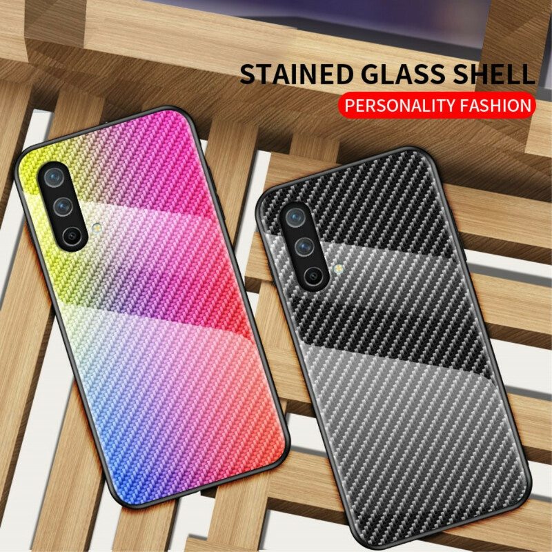 Case OnePlus Nord CE 5G Karkaistua Hiilikuitulasia