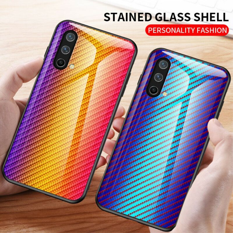 Case OnePlus Nord CE 5G Karkaistua Hiilikuitulasia