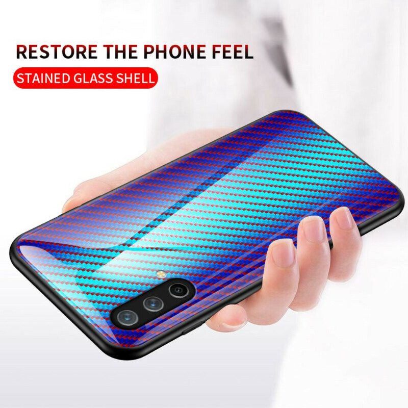 Case OnePlus Nord CE 5G Karkaistua Hiilikuitulasia