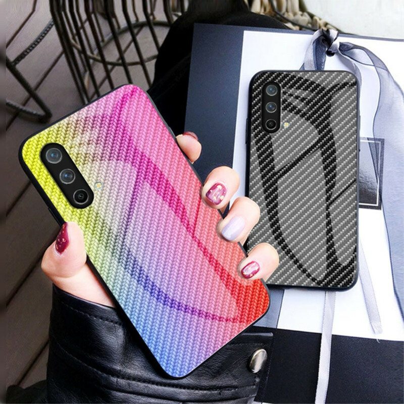 Case OnePlus Nord CE 5G Karkaistua Hiilikuitulasia