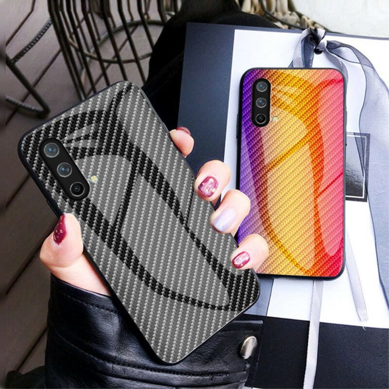 Case OnePlus Nord CE 5G Karkaistua Hiilikuitulasia