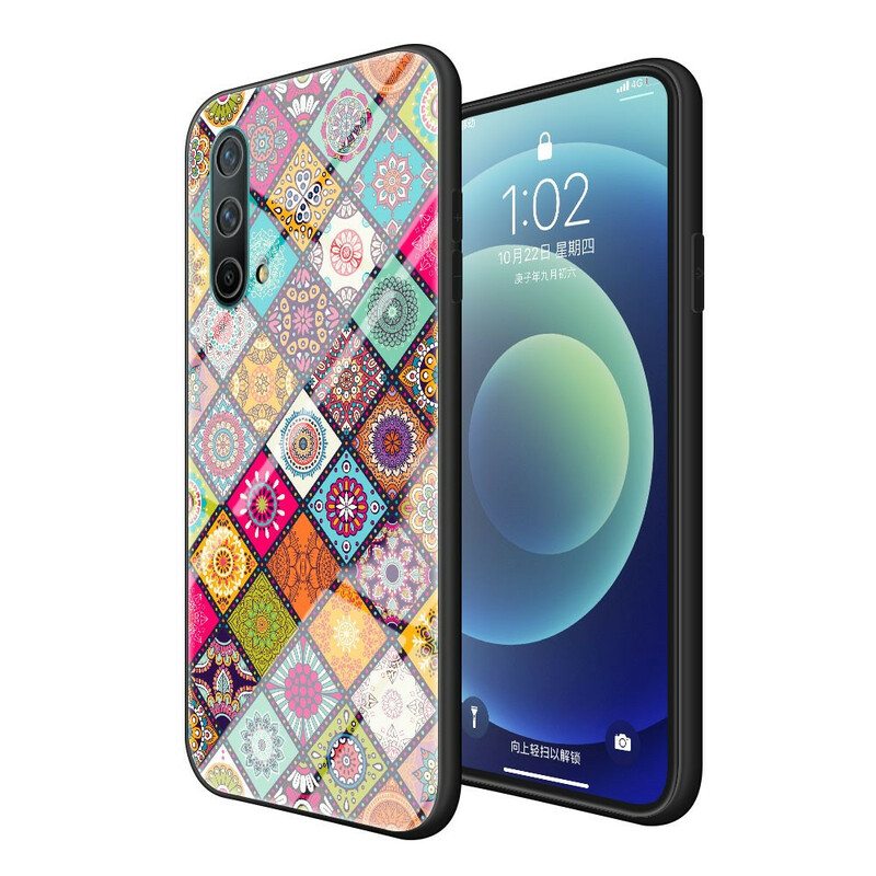 Case OnePlus Nord CE 5G Patchwork Magneettipidike