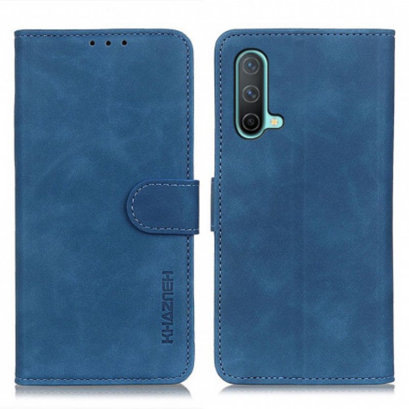 Flip Case OnePlus Nord CE 5G Khazneh Vintage Nahkaefekti