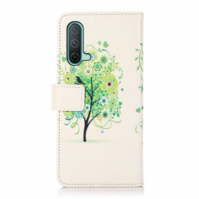 Flip Case OnePlus Nord CE 5G Kukkiva Puu