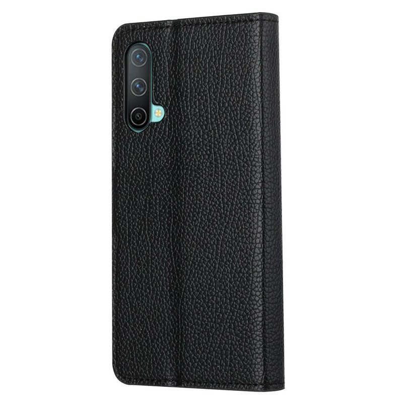 Flip Case OnePlus Nord CE 5G Litchi Grain -nahkaefekti