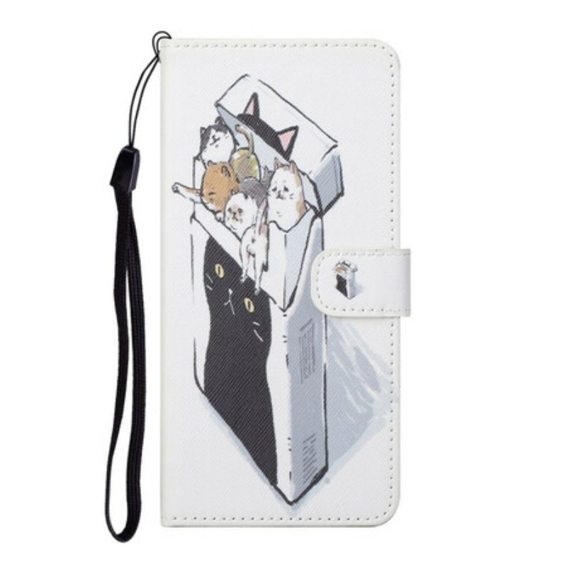 Flip Case OnePlus Nord CE 5G Suojaketju Kuori Toimitus Thong Cats