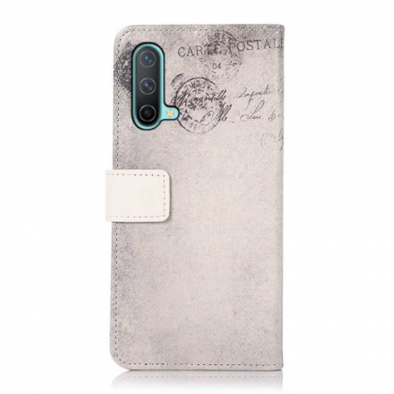 Flip Case OnePlus Nord CE 5G Traveller Cat