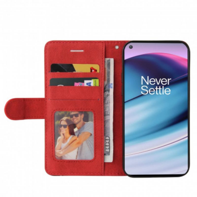 Kotelot OnePlus Nord CE 5G Kaksisävyinen Signature Faux Leather