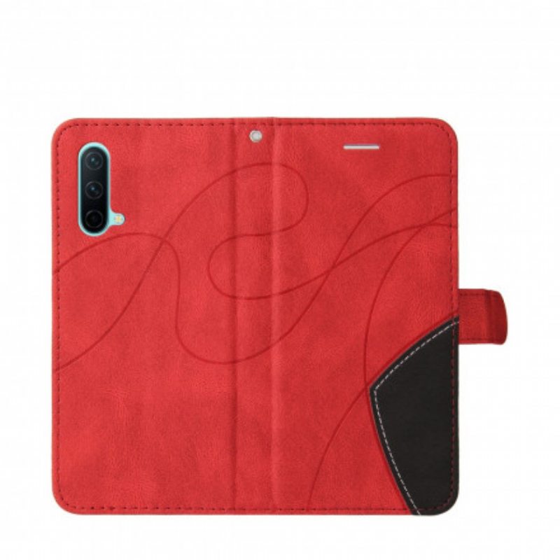 Kotelot OnePlus Nord CE 5G Kaksisävyinen Signature Faux Leather