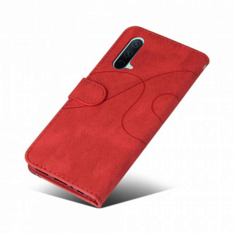 Kotelot OnePlus Nord CE 5G Kaksisävyinen Signature Faux Leather