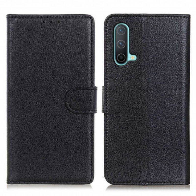 Kotelot OnePlus Nord CE 5G Perinteinen Litchi Faux Leather