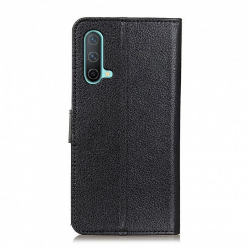 Kotelot OnePlus Nord CE 5G Perinteinen Litchi Faux Leather