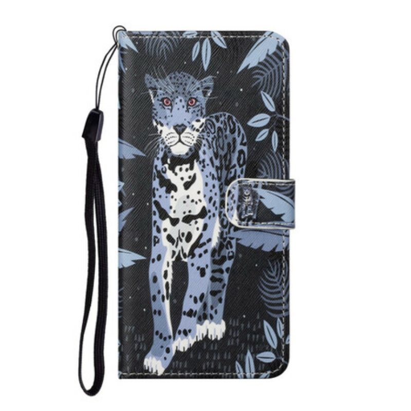 Kotelot OnePlus Nord CE 5G Suojaketju Kuori Strappy Leopard