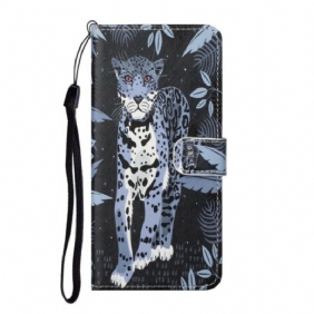 Kotelot OnePlus Nord CE 5G Suojaketju Kuori Strappy Leopard