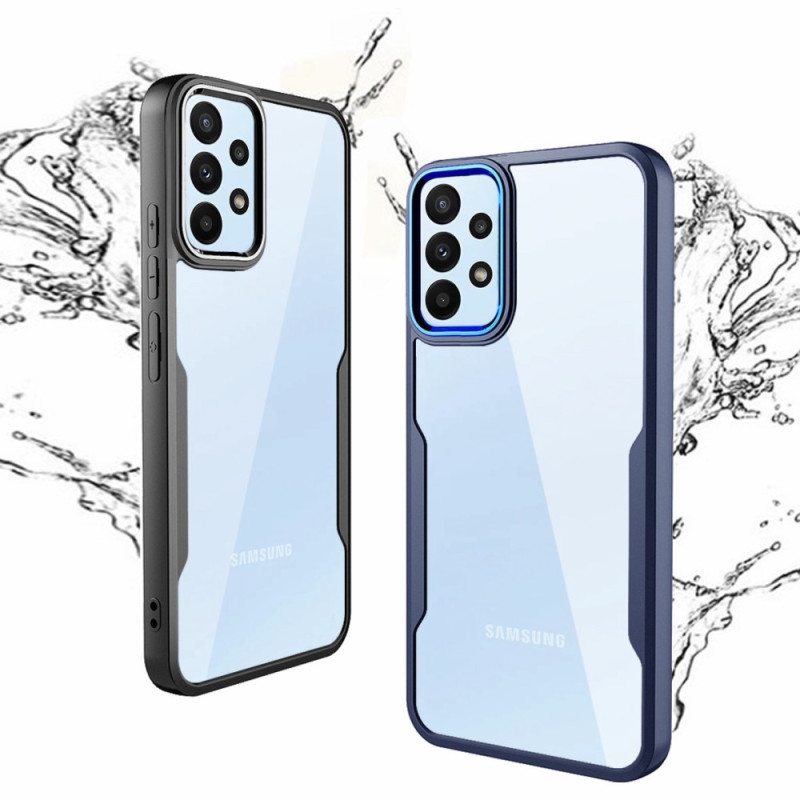 Case Samsung Galaxy A23 5G Läpinäkyvät Värilliset Reunat