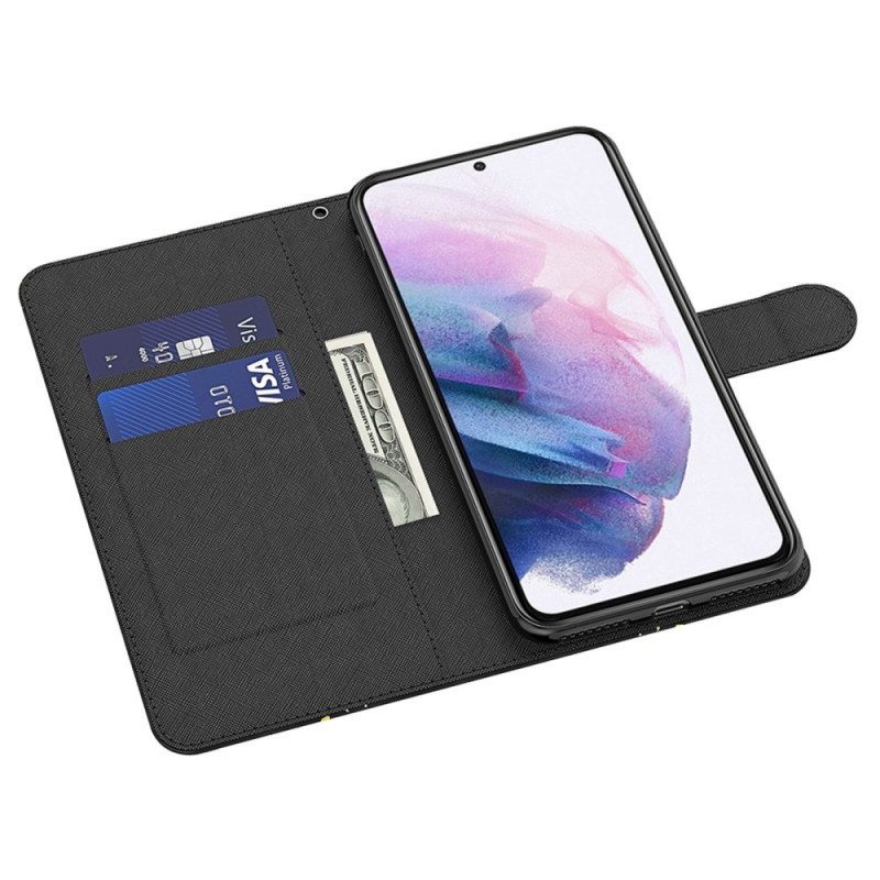 Kotelot Samsung Galaxy A23 5G Suojaketju Kuori Strappy Marble Style