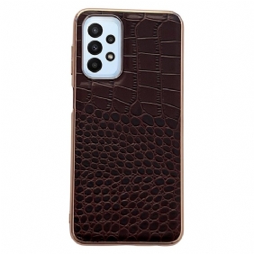 Kuori Samsung Galaxy A23 5G Aito Crocodile Texture -nahka