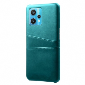 Case Realme 9 Pro Plus Kaksinkertainen Korttikotelo