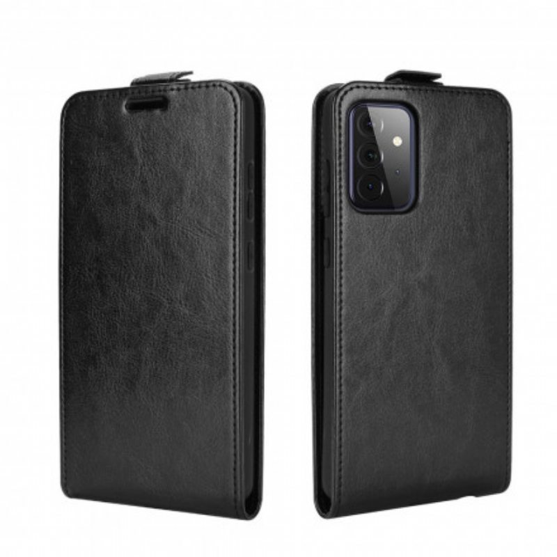 Flip Case Samsung Galaxy A72 4G / A72 5G Kotelot Flip Nahkatehoste Pystysuora Läppä