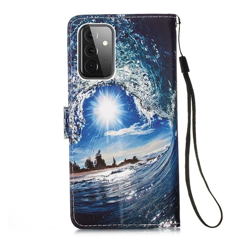 Flip Case Samsung Galaxy A72 4G / A72 5G Rakastaa Aaltoa