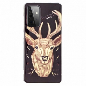 Kuori Samsung Galaxy A72 4G / A72 5G Fluoresoiva Majestic Deer