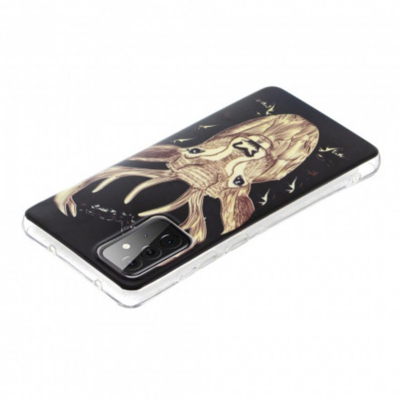 Kuori Samsung Galaxy A72 4G / A72 5G Fluoresoiva Majestic Deer