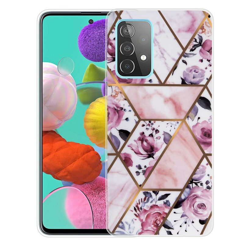 Kuori Samsung Galaxy A72 4G / A72 5G Geometrinen Marmori