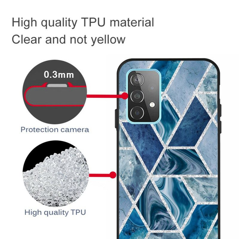 Kuori Samsung Galaxy A72 4G / A72 5G Glitter Marble