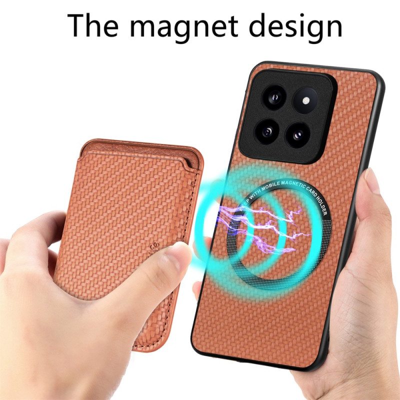 Kuori Xiaomi 14 Pro Irrotettava Magneettikorttipidike