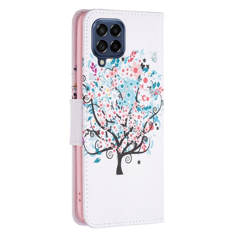 Flip Case Samsung Galaxy M53 5G Kukkiva Puu