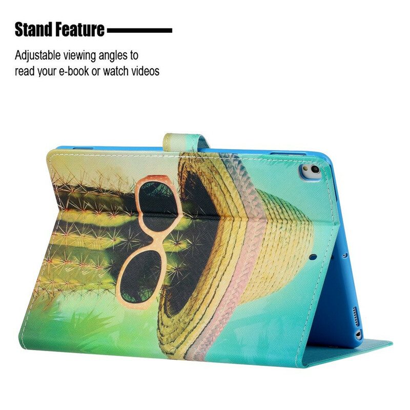 Flip Case iPad 10.2" (2020) (2019) Kaktukset Rentoutua