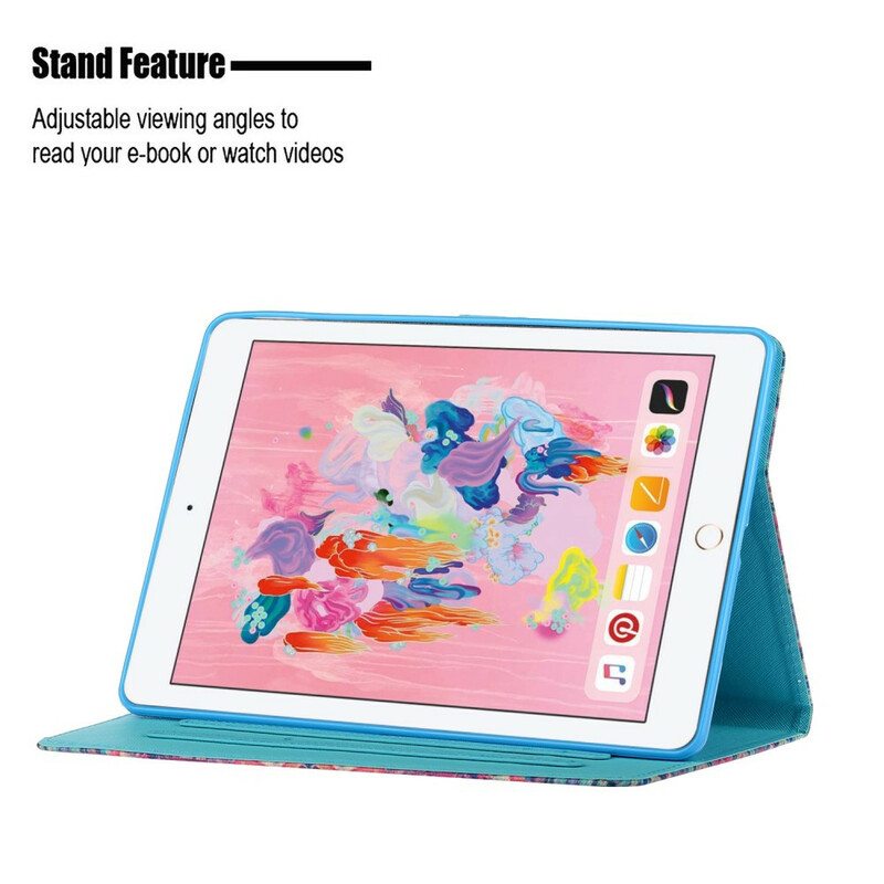 Flip Case iPad 10.2" (2020) (2019) Kaktukset Rentoutua