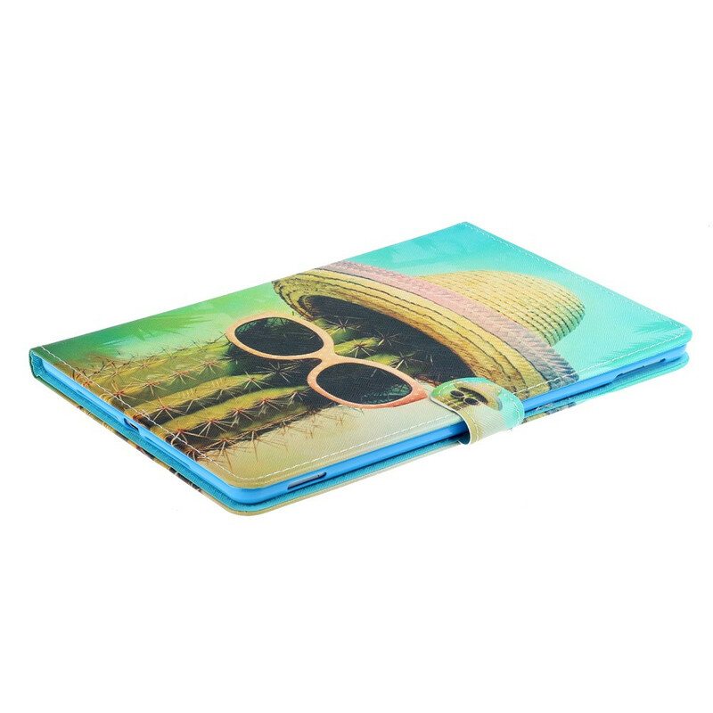 Flip Case iPad 10.2" (2020) (2019) Kaktukset Rentoutua